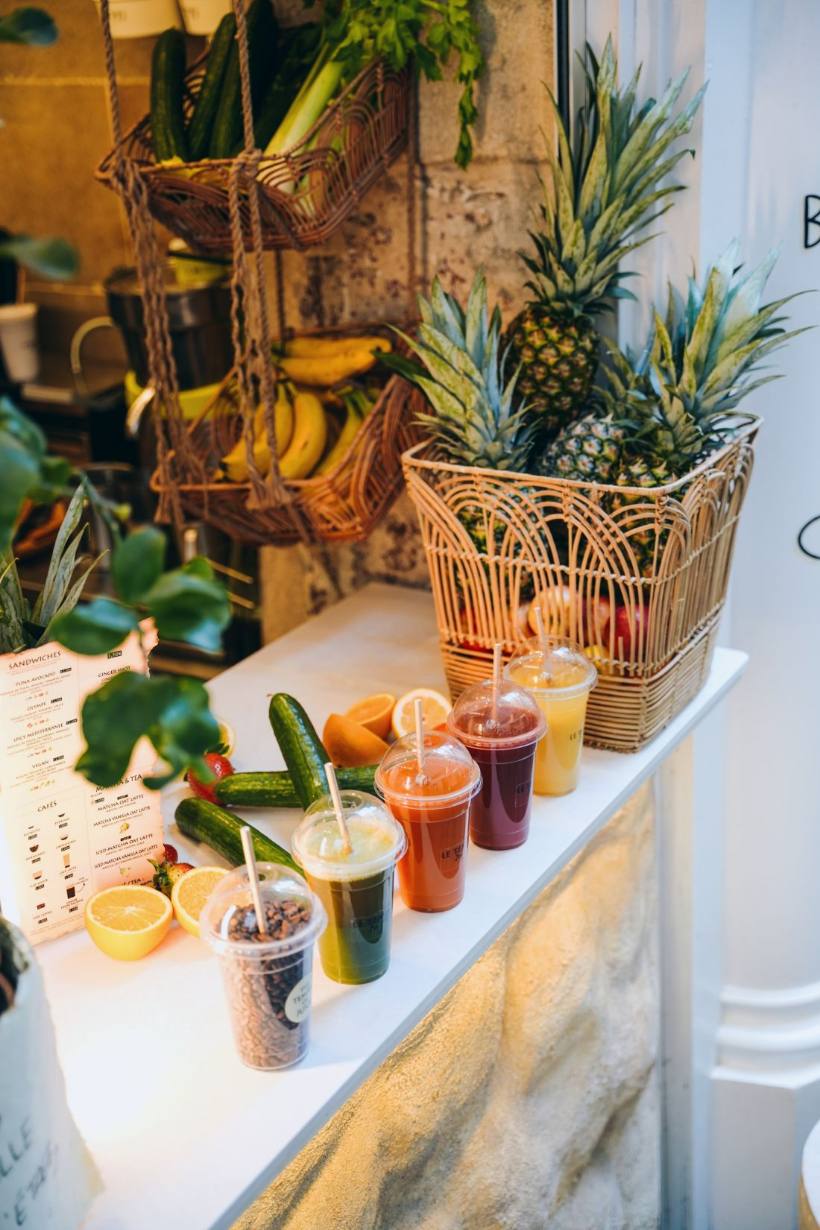 Les jus pressés du Temple du Jus